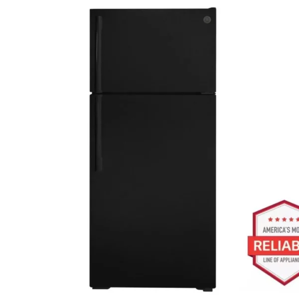 Brand New Open Box GE 16.6 Cu. Ft. Top-Freezer Refrigerator With 1 Year Warranty