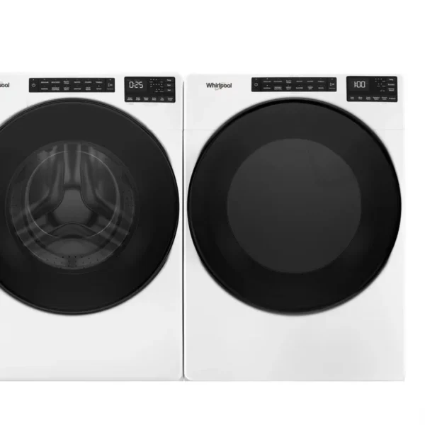 New Open Box Whirlpool 4.5 CU. FT. Washer & 7.4 CU.FT. Dryer in Front Load Style with 1 Year Warranty