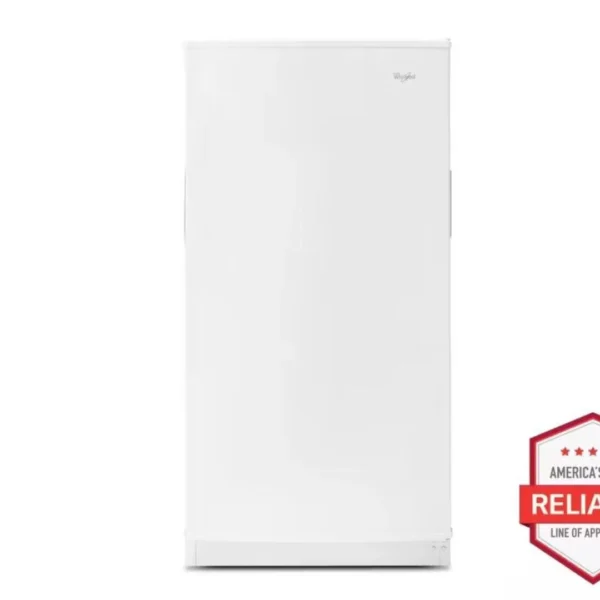 Open Box Whirlpool Upright Freezer with LED Lighting